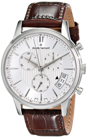 AAA 1:1 Replica Claude-Bernard-Sophisticated-Classics Mens Watches White Dial Quartz 42MM 01002-3-AIN Watch