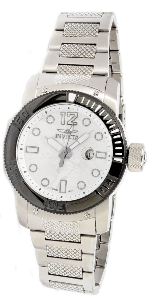 AAA 1:1 Replica Invicta Mens Watches White Dial Quartz 47MM 0108 Watch