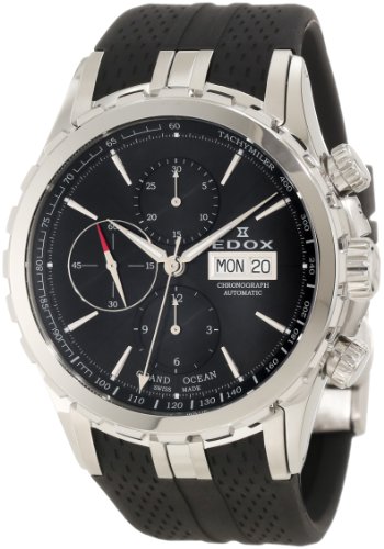 AAA 1:1 Replica Edox Mens Watches Black Dial Automatic 46MM 01113.3.NIN Watch