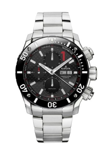 AAA 1:1 Replica Edox Mens Watches Black Dial Automatic 45MM 01115.3.NIN Watch