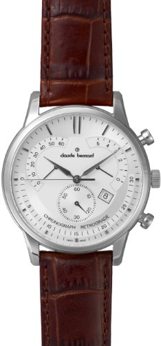 AAA 1:1 Replica Claude-Bernard Mens Watches Silver Dial Swiss Quartz 40MM 01506-3-AIN Watch