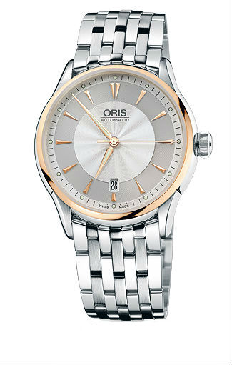 AAA 1:1 Replica Oris-Artelier-Date Mens Watches Silver Dial Automatic 40MM 0173375916351-0782173 Watch