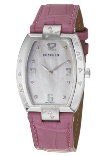 AAA 1:1 Replica Concord Ladies Watches White Dial Swiss Quartz 33MM 0311062 Watch