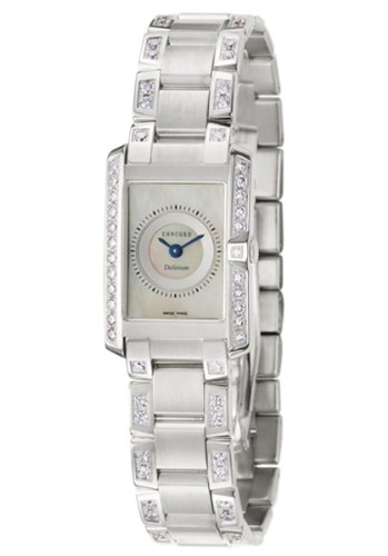 AAA 1:1 Replica Concord Ladies Watches Silver Dial Swiss Quartz 19MM 0311227 Watch