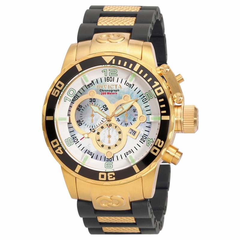 AAA 1:1 Replica Invicta Mens Watches White Dial Swiss Quartz 50MM 0478 Watch