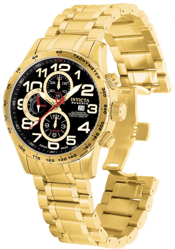 AAA 1:1 Replica Invicta Mens Watches Black Dial Automatic 52MM 0592 Watch