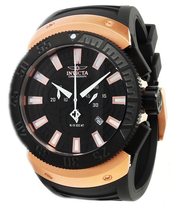 AAA 1:1 Replica Invicta Mens Watches Black Dial Quartz 48MM 0661 Watch