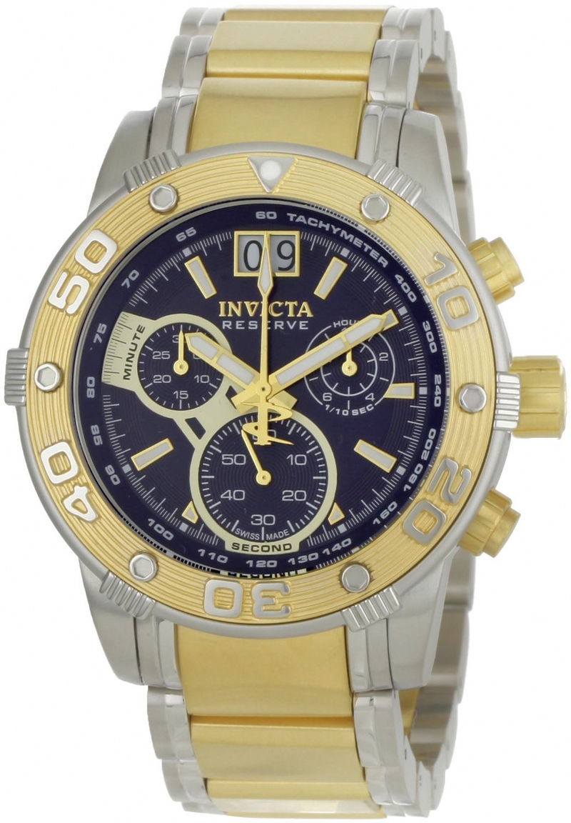 AAA 1:1 Replica Invicta Mens Watches Blue Dial Swiss Quartz 47MM 0761 Watch