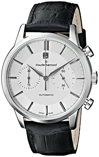 AAA 1:1 Replica Claude-Bernard-Sophisticated-Classics Mens Watches Silver Dial Automatic 42MM 08001-3-AIN Watch