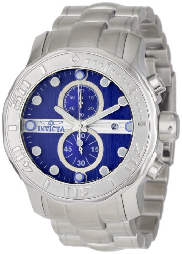 AAA 1:1 Replica Invicta Mens Watches Blue Dial Japanese quartz 50MM 0879 Watch