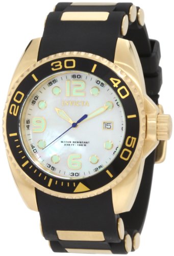 AAA 1:1 Replica Invicta Mens Watches Mother-Of-Pearl Dial Swiss Quartz 45MM 0996 Watch