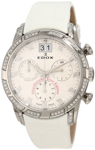 AAA 1:1 Replica Edox Ladies Watches White Dial Swiss Quartz 36MM 10018.3D.AIN1 Watch