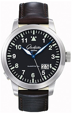 AAA 1:1 Replica Glashutte-Original-Senator Mens Watches Black Dial Automatic 44MM 100-03-07-05-04 Watch