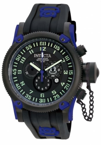 AAA 1:1 Replica Invicta Mens Watches Black Dial Swiss Quartz 52MM 10180 Watch