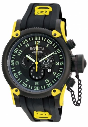 AAA 1:1 Replica Invicta Mens Watches Black Dial Swiss Quartz 52MM 10181 Watch