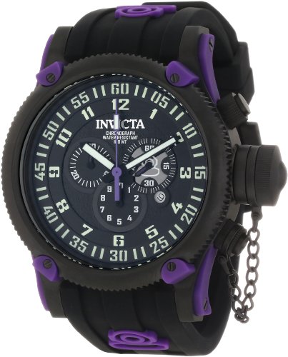 AAA 1:1 Replica Invicta Mens Watches Black Dial Swiss Quartz 52MM 10184 Watch