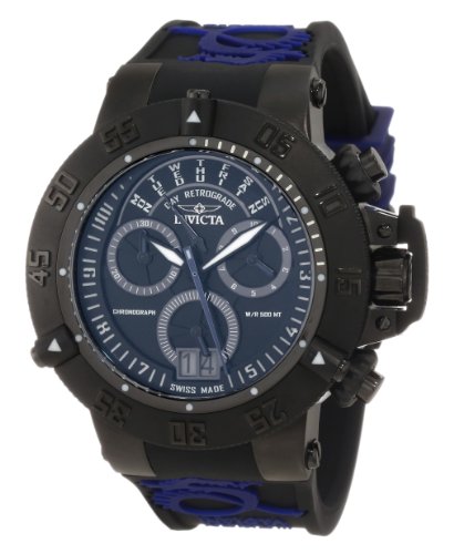 AAA 1:1 Replica Invicta Mens Watches Black Dial Swiss Quartz 50MM 10186 Watch