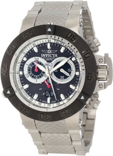 AAA 1:1 Replica Invicta Mens Watches Black Dial Swiss Quartz 50MM 10191 Watch