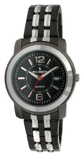 AAA 1:1 Replica Peugeot Mens Watches Black Dial Japanese Quartz 35MM 1019S Watch