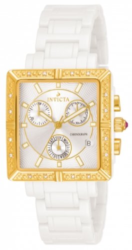 AAA 1:1 Replica Invicta Ladies Watches Silver Dial Quartz 33MM 10214 Watch