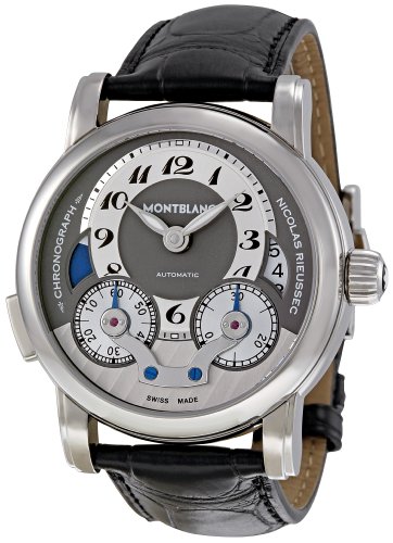 AAA 1:1 Replica MontBlanc-Nicolas-Rieussec Mens Watches Gray Dial Automatic 43MM 102337 Watch
