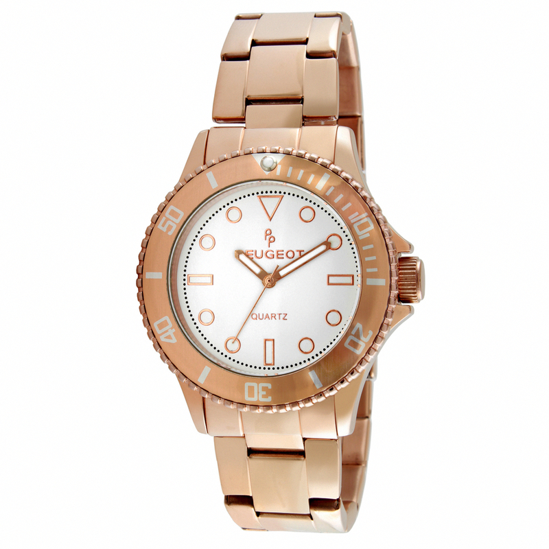 AAA 1:1 Replica Peugeot Ladies Watches White Dial Quartz 40MM 1023RG Watch