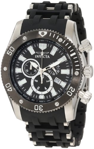 AAA 1:1 Replica Invicta Mens Watches Black Dial Swiss Quartz 50MM 10242 Watch