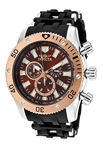 AAA 1:1 Replica Invicta Mens Watches Brown Dial Swiss Quartz 50MM 10247 Watch