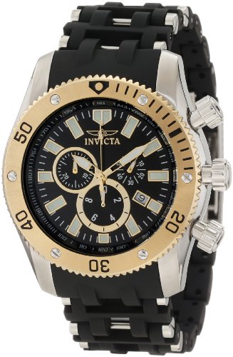 AAA 1:1 Replica Invicta Mens Watches Black Dial Swiss Quartz 50MM 10251 Watch