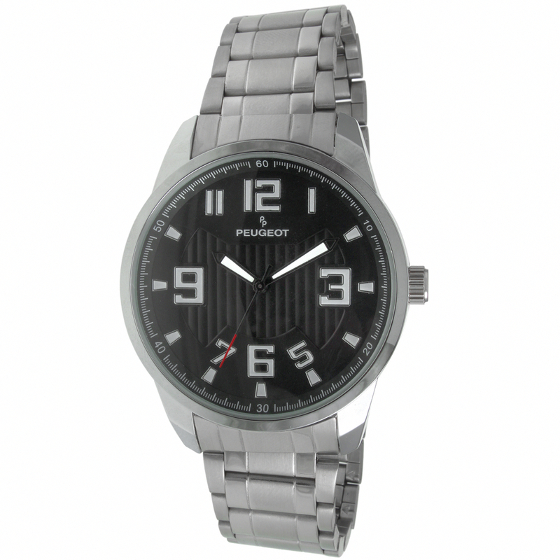 AAA 1:1 Replica Peugeot Mens Watches Black Dial Quartz 45MM 1026BK Watch