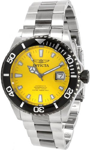 AAA 1:1 Replica Invicta Mens Watches Yellow Dial Automatic 44MM 10495 Watch
