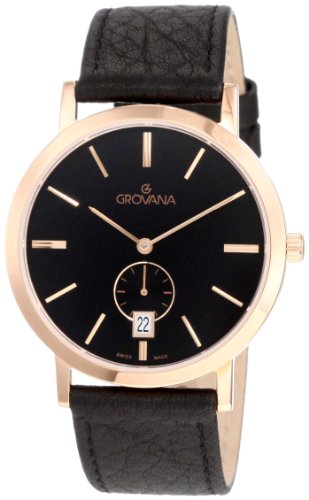AAA 1:1 Replica Grovana Mens Watches Black Dial Swiss Quartz 37MM 1050.1567 Watch