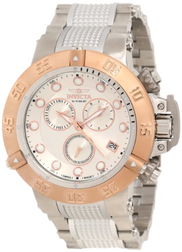 AAA 1:1 Replica Invicta Mens Watches Silver Dial Swiss Quartz 50MM 10547 Watch