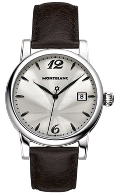 AAA 1:1 Replica MontBlanc-Star Mens Watches Silver Dial Quartz 39MM 105894 Watch