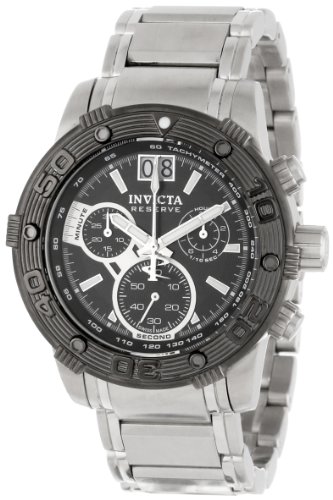 AAA 1:1 Replica Invicta Mens Watches Black Dial Swiss Quartz 45MM 10591 Watch