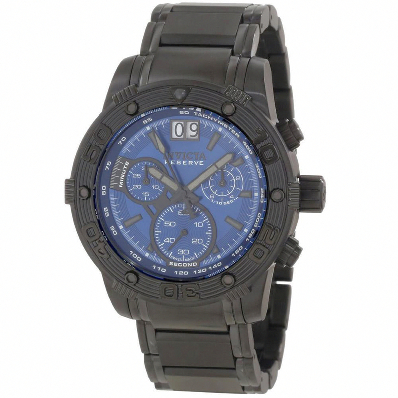 AAA 1:1 Replica Invicta Mens Watches Blue Dial Quartz 47MM 10594 Watch