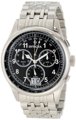 AAA 1:1 Replica Invicta Mens Watches Black Dial Swiss Quartz 47MM 10748 Watch