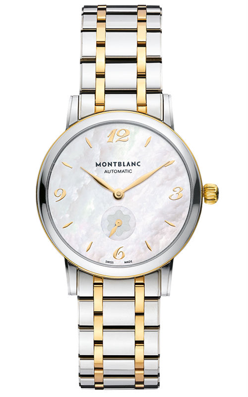 AAA 1:1 Replica MontBlanc-Star-Classique Ladies Watches Mother Of Pearl Dial Automatic 34MM 107913 Watch