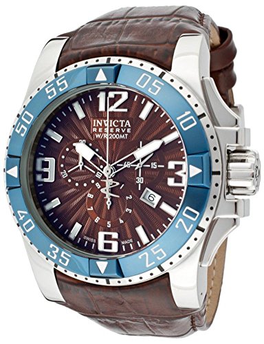 AAA 1:1 Replica Invicta Mens Watches Brown Dial Swiss Quartz 50MM 10912 Watch