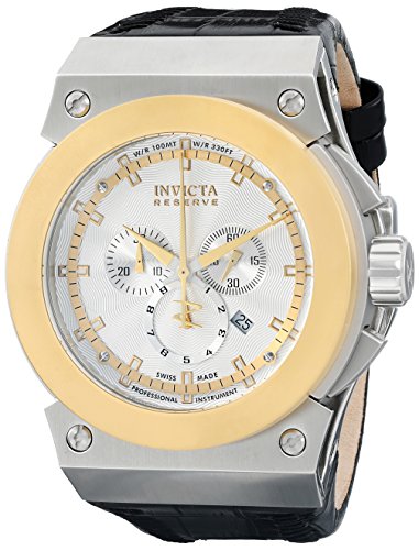 AAA 1:1 Replica Invicta Mens Watches Silver Dial Swiss Quartz 52MM 10953 Watch