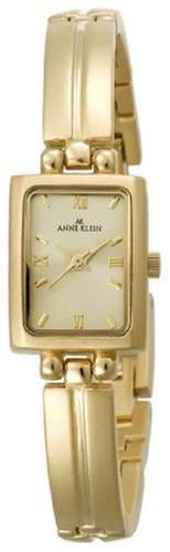 AAA 1:1 Replica Anne-Klein Ladies Watches Gold Dial Quartz 16MM 10-5404CHGB Watch