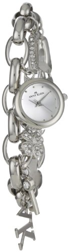 AAA 1:1 Replica Anne-Klein Ladies Watches Silver Dial Quartz 17MM 10-7605CHRM Watch