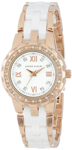 AAA 1:1 Replica Anne-Klein Ladies Watches White Dial Japanese Quartz 29MM 10/9456WTRG Watch