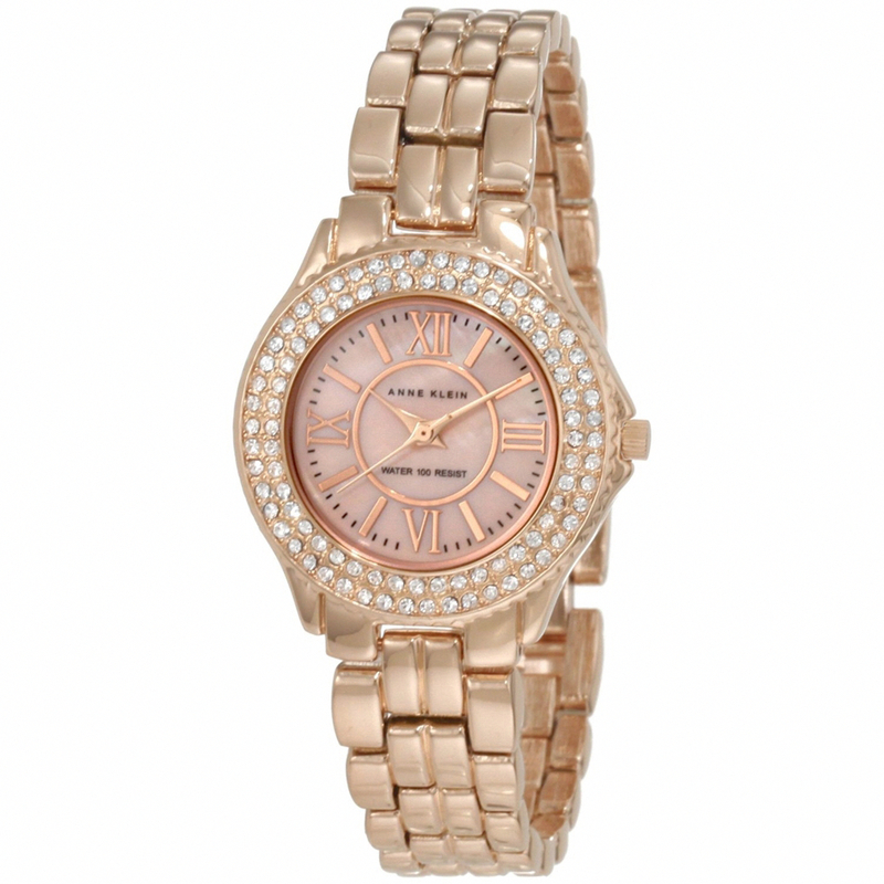 AAA 1:1 Replica Anne-Klein Ladies Watches Rose Gold Dial Quartz 28MM 10-9536RMRG Watch