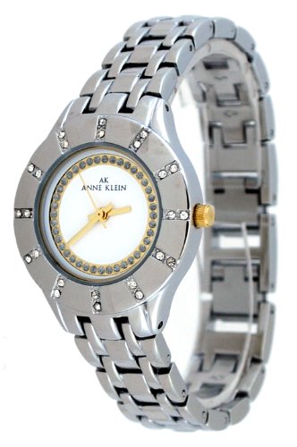AAA 1:1 Replica Anne-Klein Ladies Watches White Dial Stainless Steel Case Back, Easy Link Removal System 31MM 10-9673WTTT Watch
