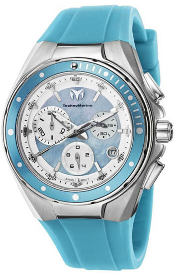 AAA 1:1 Replica Technomarine-Women Ladies Watches Blue Dial Swiss Quartz 40MM 110006 Watch