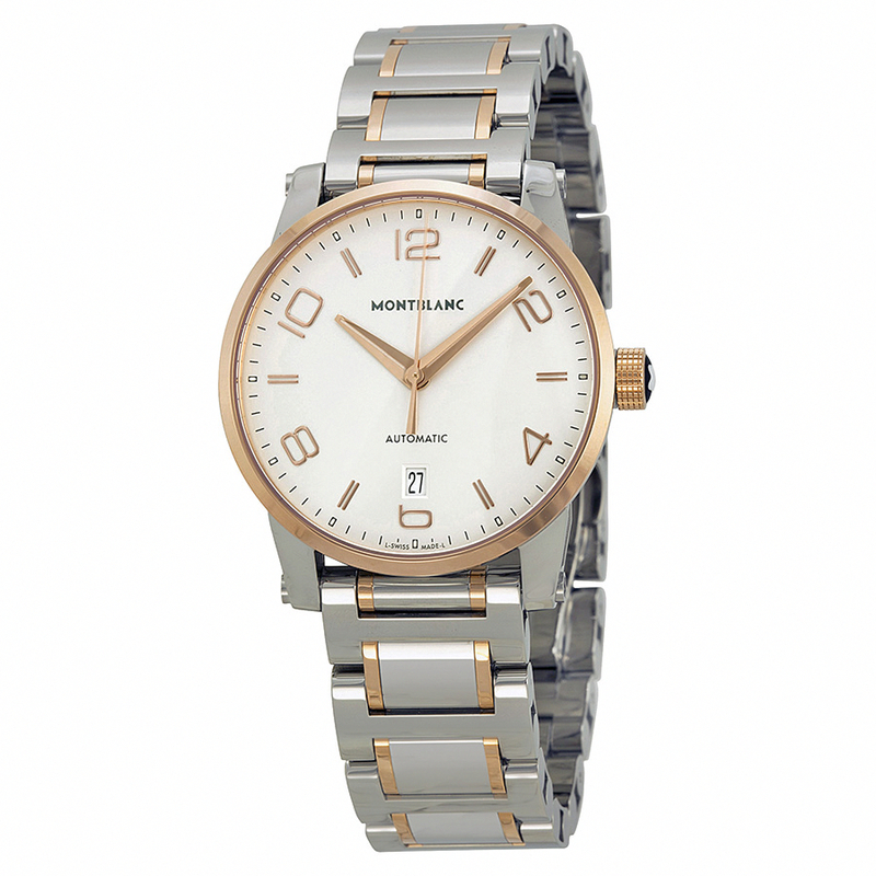 AAA 1:1 Replica MontBlanc-Timewalker Mens Watches Silver Dial Automatic 39MM 110329 Watch