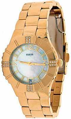 AAA 1:1 Replica Guess Ladies Watches Mother Of Pearl Dial Quartz 11065L1 Watch