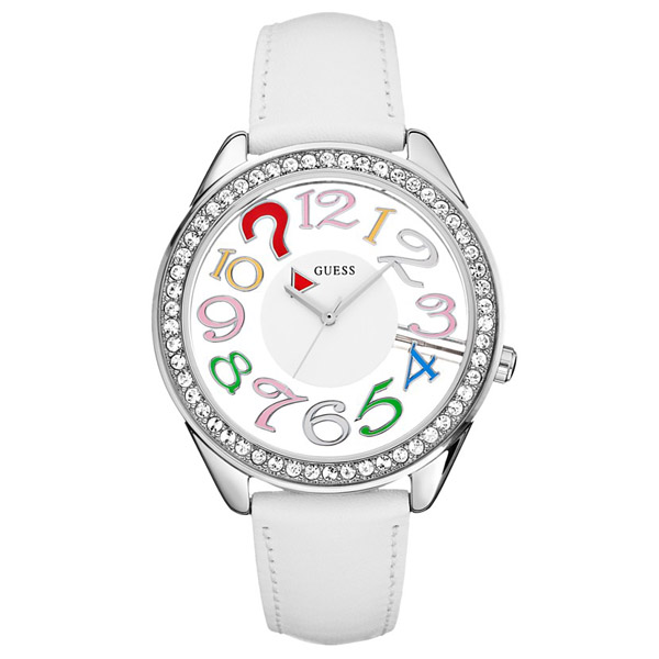 AAA 1:1 Replica Guess Ladies Watches White Dial Quartz 45MM 11066L1 Watch