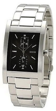 AAA 1:1 Replica Guess-Dress Mens Watches Black Dial Quartz 11067G1 Watch